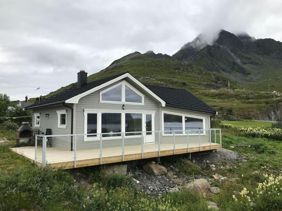 Hytte Ved Sjoen Napp Exteriér fotografie